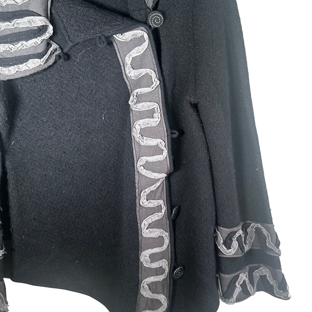 Covelo Wool Button Down Jacket Size Large Imperfe… - image 6